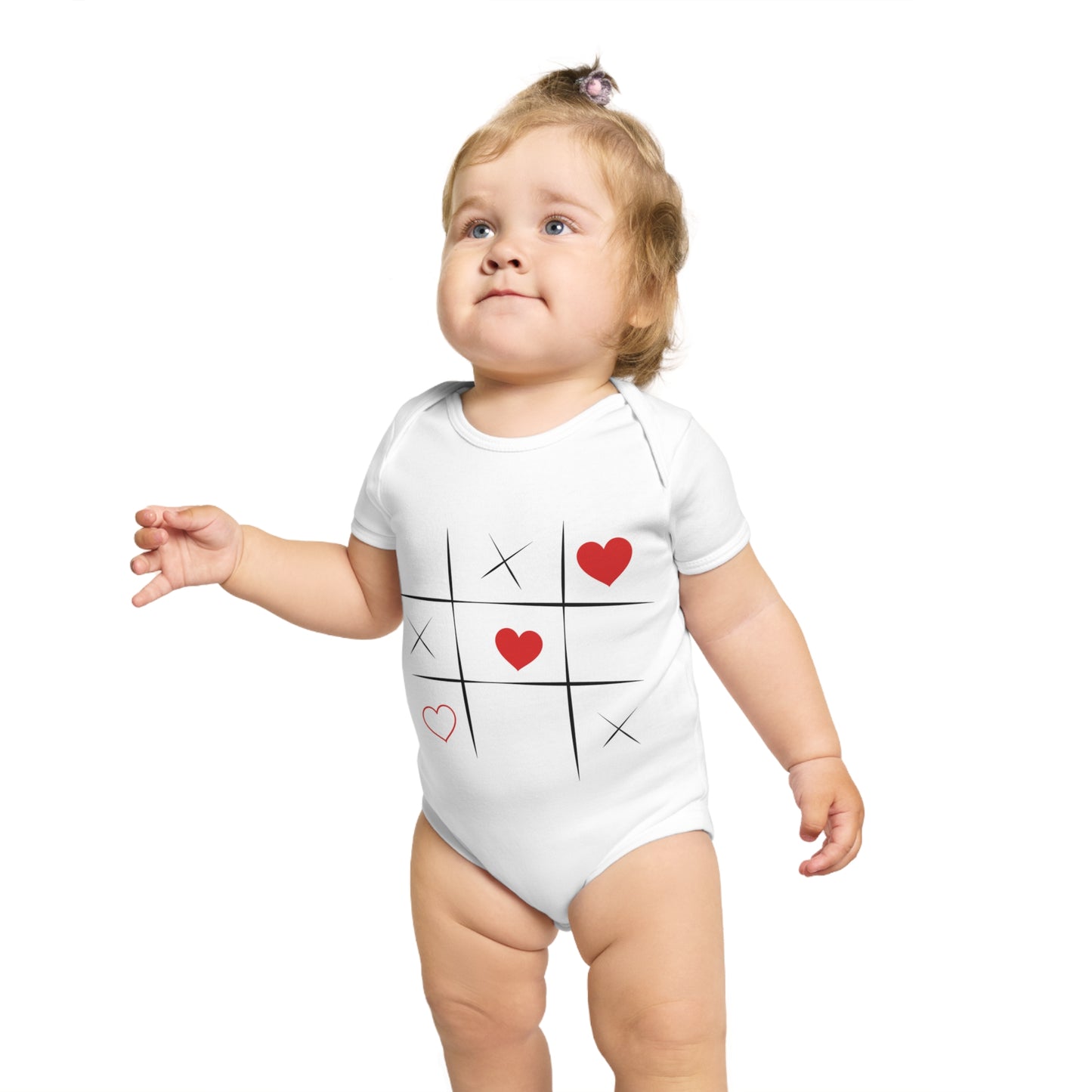 Tic Tac Toe Baby Bodysuit | Cute Baby Shower Gift Onesie