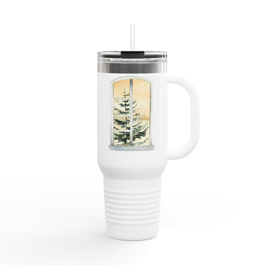 Insulated Travel Mug 40oz | Nature Design for Outdoor Lovers