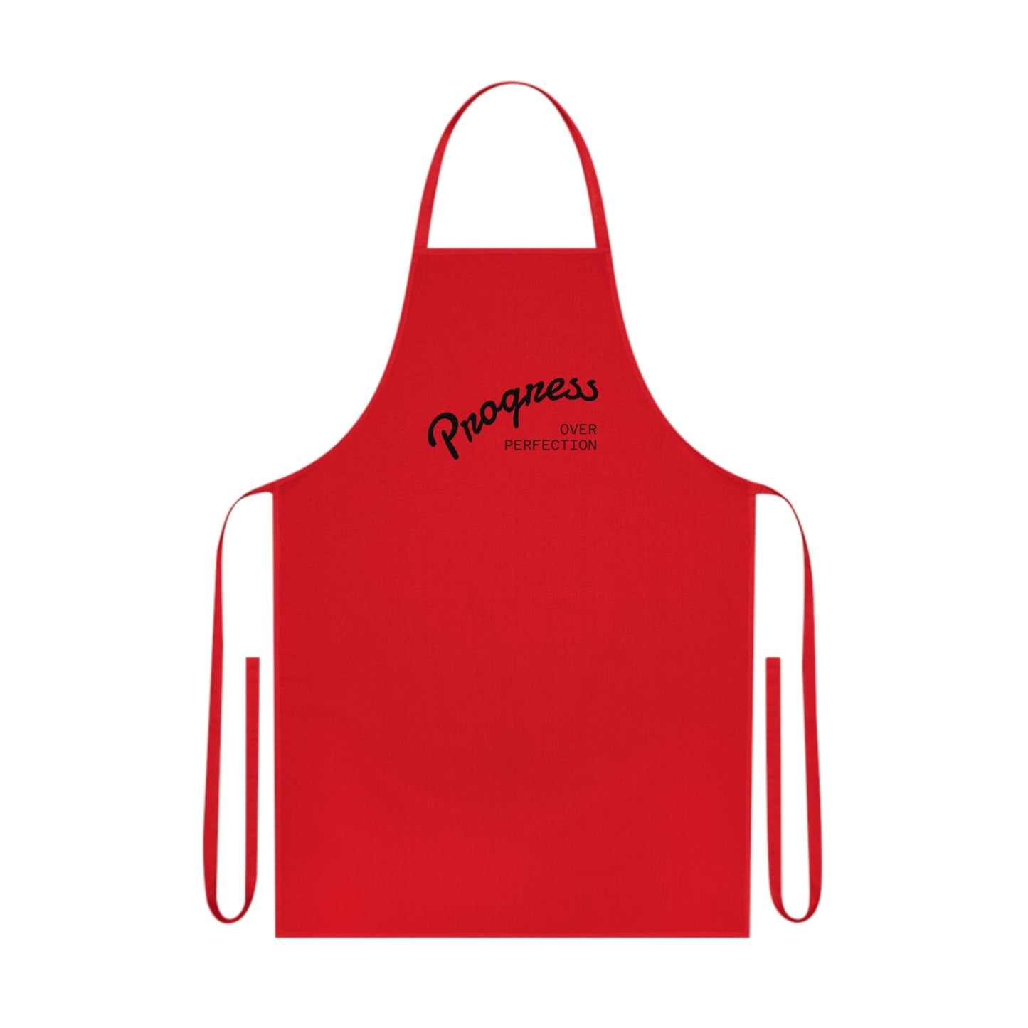 Progress Over Perfection Cotton Apron | Cooking Gift