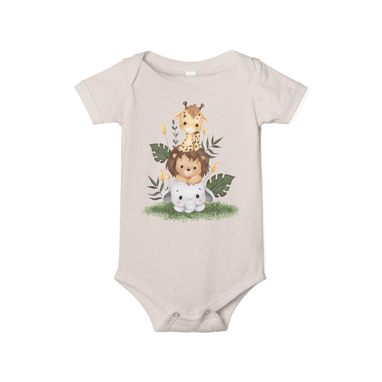 Animal Print Infant Bodysuit | Baby Shower Gift Onesie