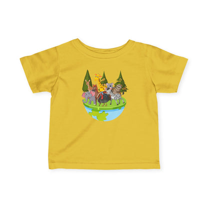 Animal Adventure Tee | Cute Baby Shirt Earth Day Gift