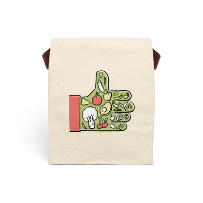 Eco-Friendly Canvas Lunch Bag | Reusable Vegan Tote
