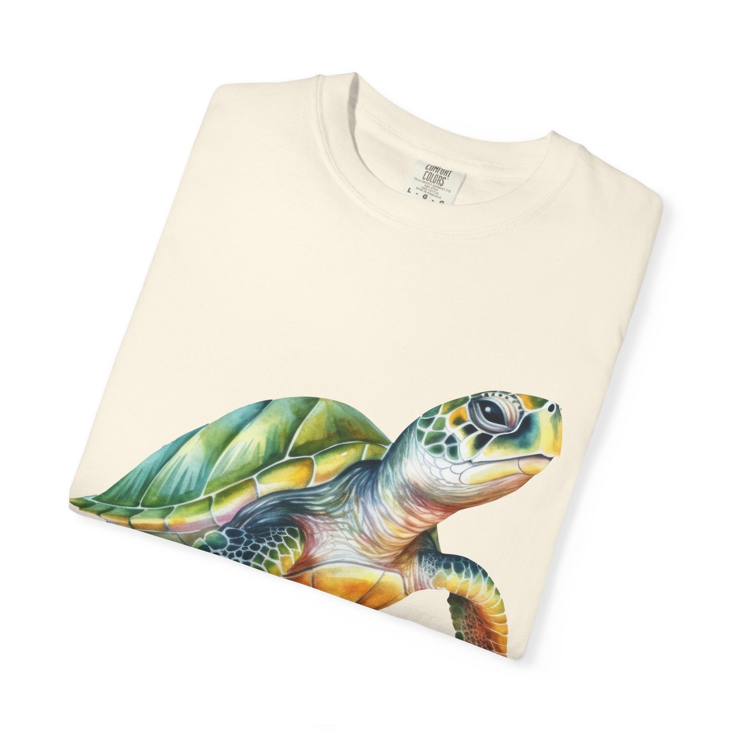 Colorful Sea Turtle Unisex T-Shirt | Beach Lover Gift, Nature Art Shirt
