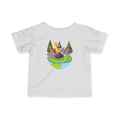 Animal Adventure Tee | Cute Baby Shirt Earth Day Gift