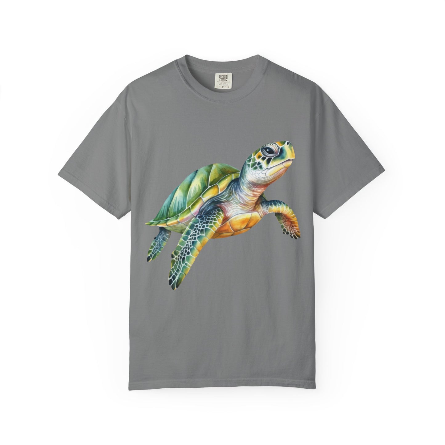 Colorful Sea Turtle Unisex T-Shirt | Beach Lover Gift, Nature Art Shirt