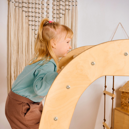 7in1 Indoor Playground for Toddlers: Playground + Swings Set + Slide Board + Art Set-3