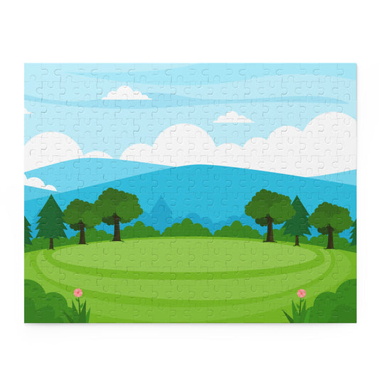 Nature Landscape Puzzle For Kids - 120, 252, 500-Piece