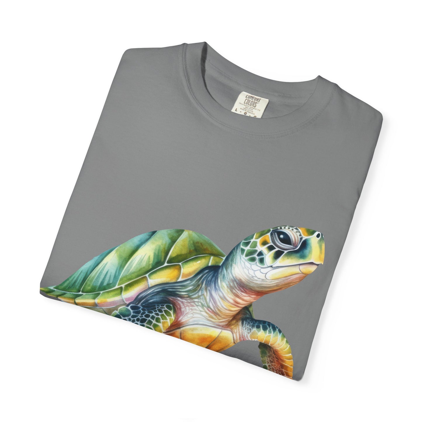 Colorful Sea Turtle Unisex T-Shirt | Beach Lover Gift, Nature Art Shirt