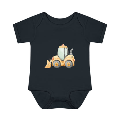 Construction Tractor Baby Bodysuit | Cute Infant Onesie