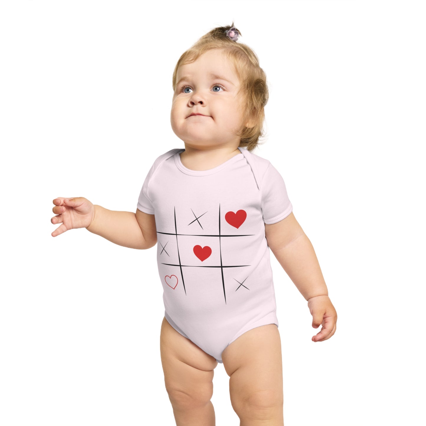 Tic Tac Toe Baby Bodysuit | Cute Baby Shower Gift Onesie
