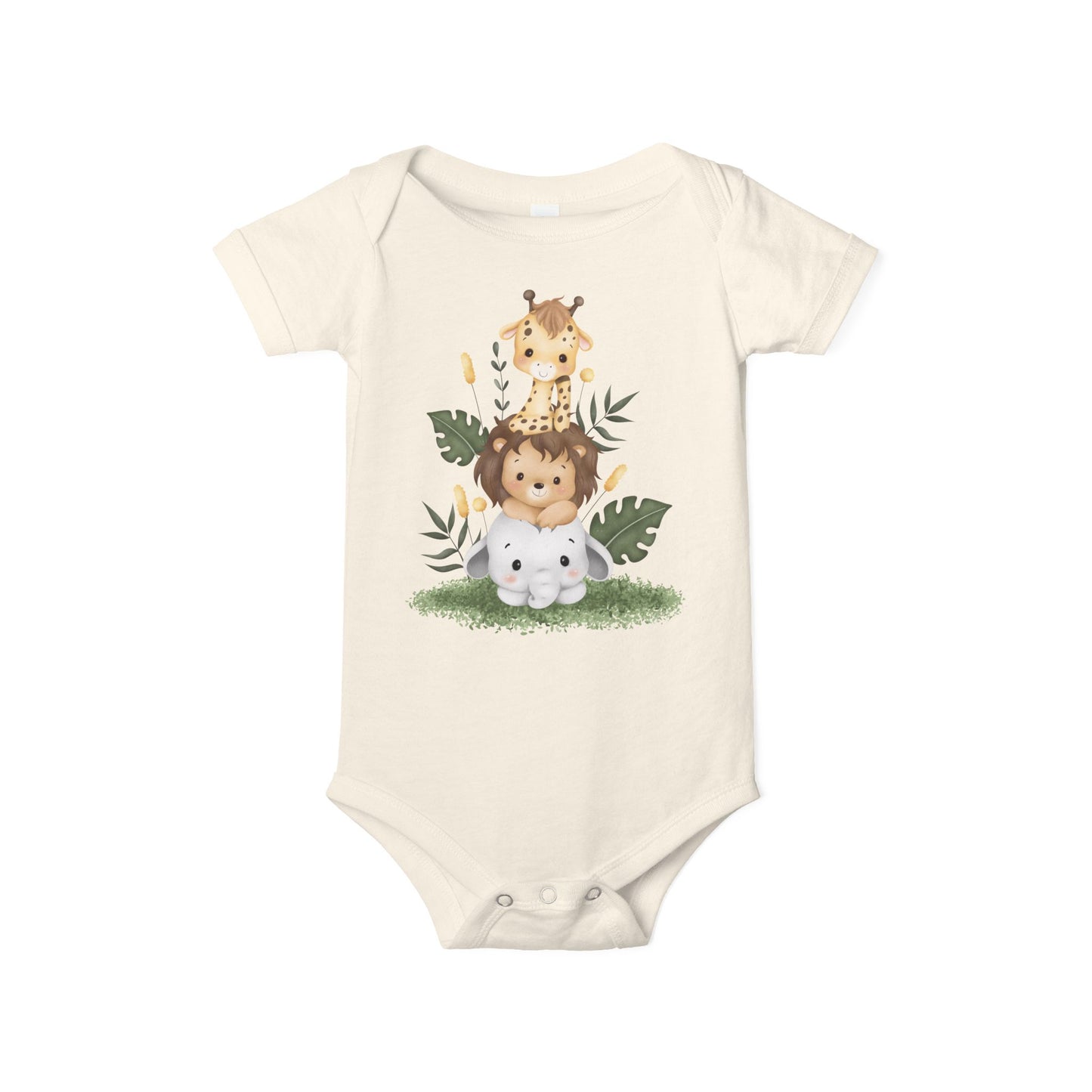 Animal Print Infant Bodysuit | Baby Shower Gift Onesie
