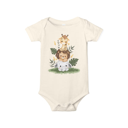 Animal Print Infant Bodysuit | Baby Shower Gift Onesie