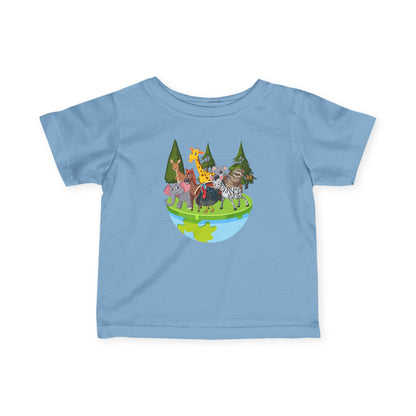 Animal Adventure Tee | Cute Baby Shirt Earth Day Gift