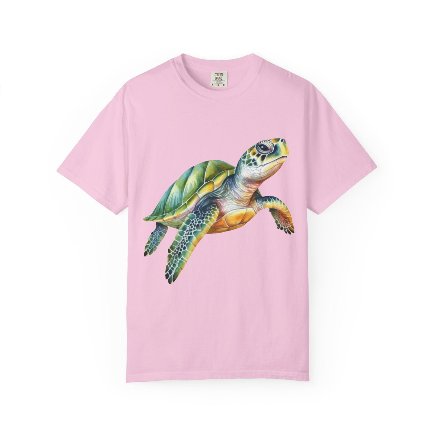 Colorful Sea Turtle Unisex T-Shirt | Beach Lover Gift, Nature Art Shirt