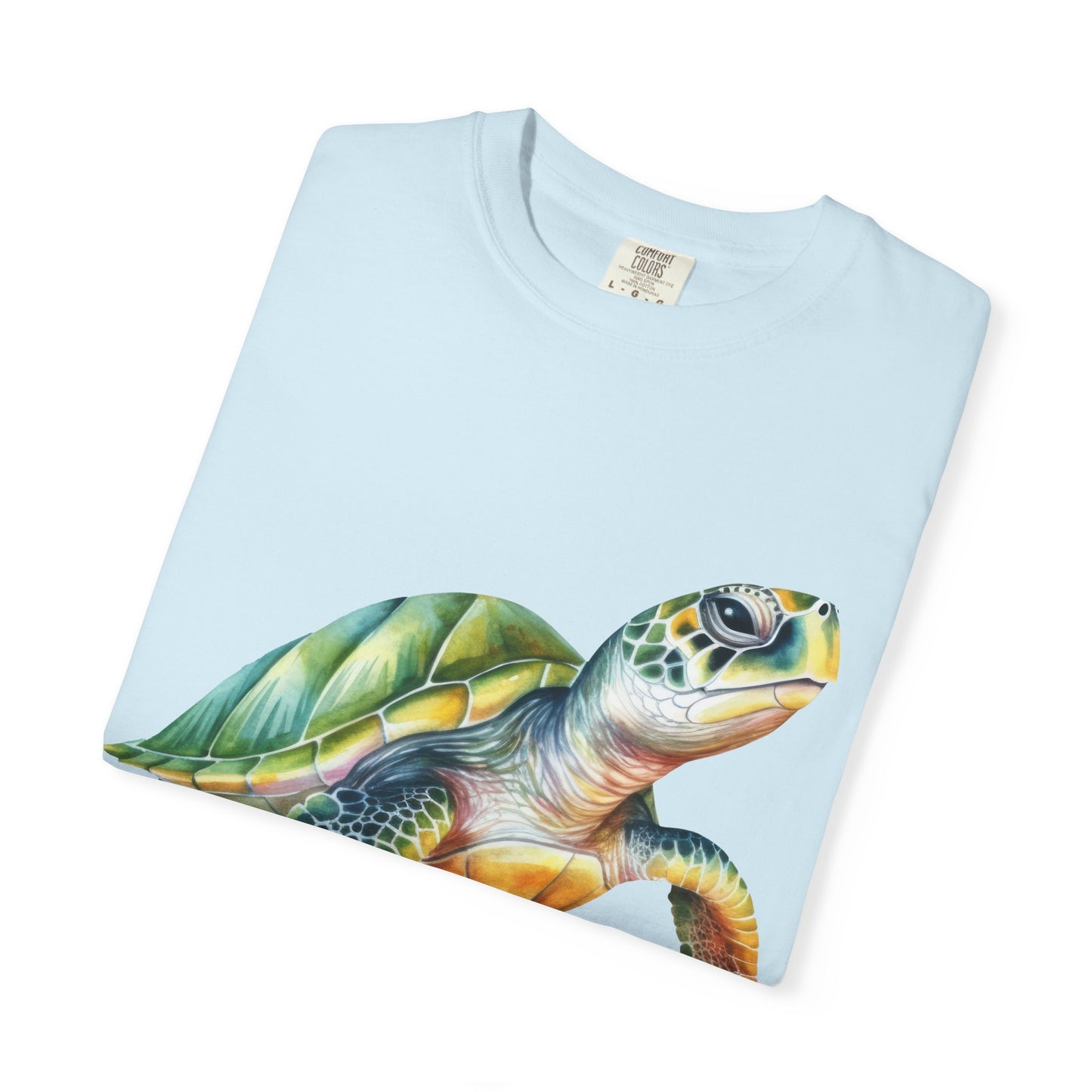 Colorful Sea Turtle Unisex T-Shirt | Beach Lover Gift, Nature Art Shirt