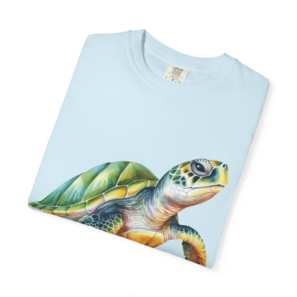 Colorful Sea Turtle Unisex T-Shirt | Beach Lover Gift, Nature Art Shirt