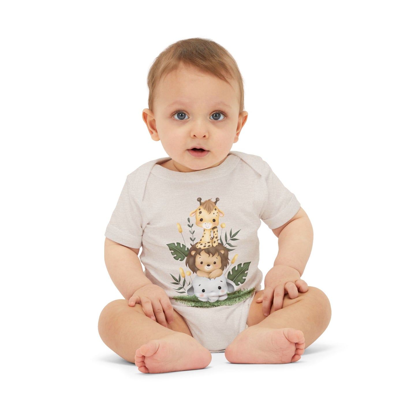 Animal Print Infant Bodysuit | Baby Shower Gift Onesie