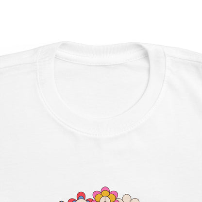 Toddler Tee Flower Power - Never Stop Growing, Cute Kids Shirt