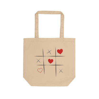 Romantic Eco Tote Bag | Sustainable Valentine's Gift Heart
