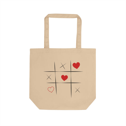 Romantic Eco Tote Bag | Sustainable Valentine's Gift Heart