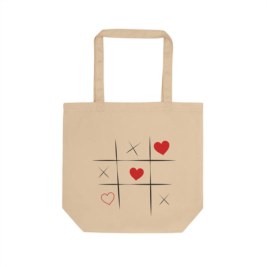 Romantic Eco Tote Bag | Sustainable Valentine's Gift Heart