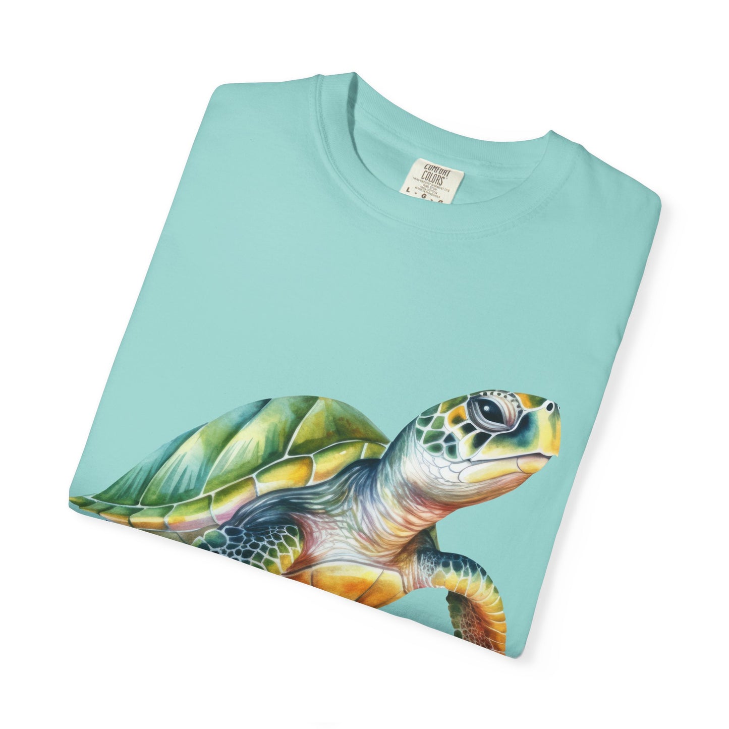 Colorful Sea Turtle Unisex T-Shirt | Beach Lover Gift, Nature Art Shirt