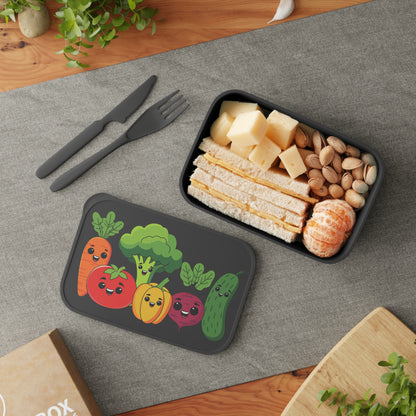 Cute Veggie Kids Bento Box | Eco-Friendly Food Container